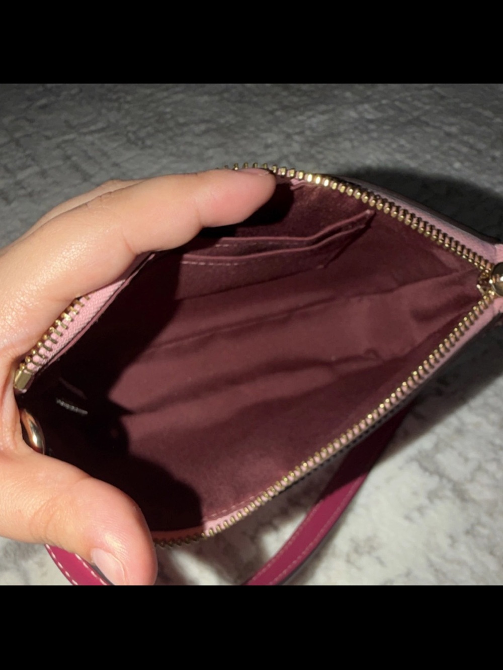 Coach Pink Cherry Mini Shoulder Bag with Gold Hardware - Picture 6 of 11